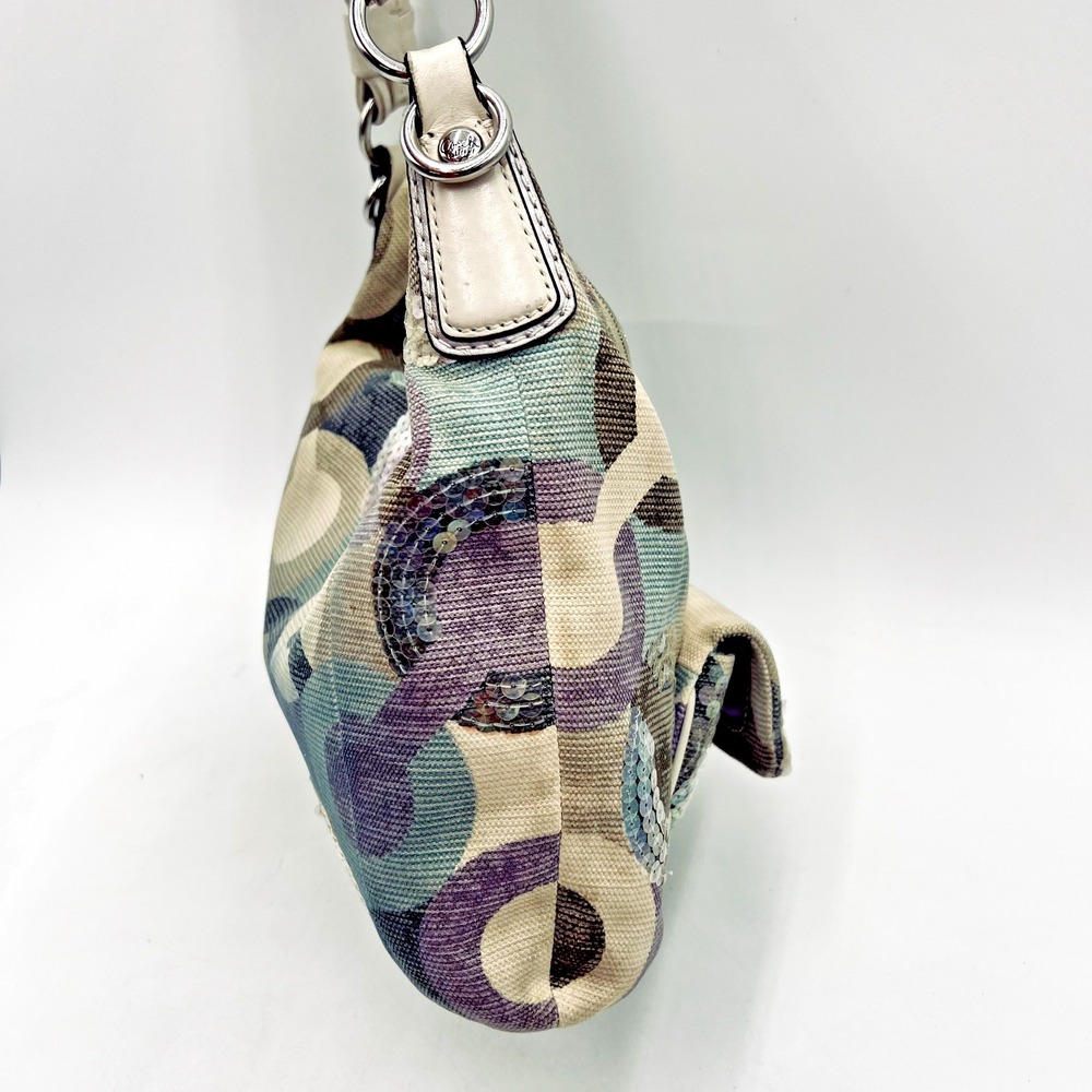 Coach Op Kristin Art Convertible Hobo Bag #14860 Multicolor - Picture 9 of 16
